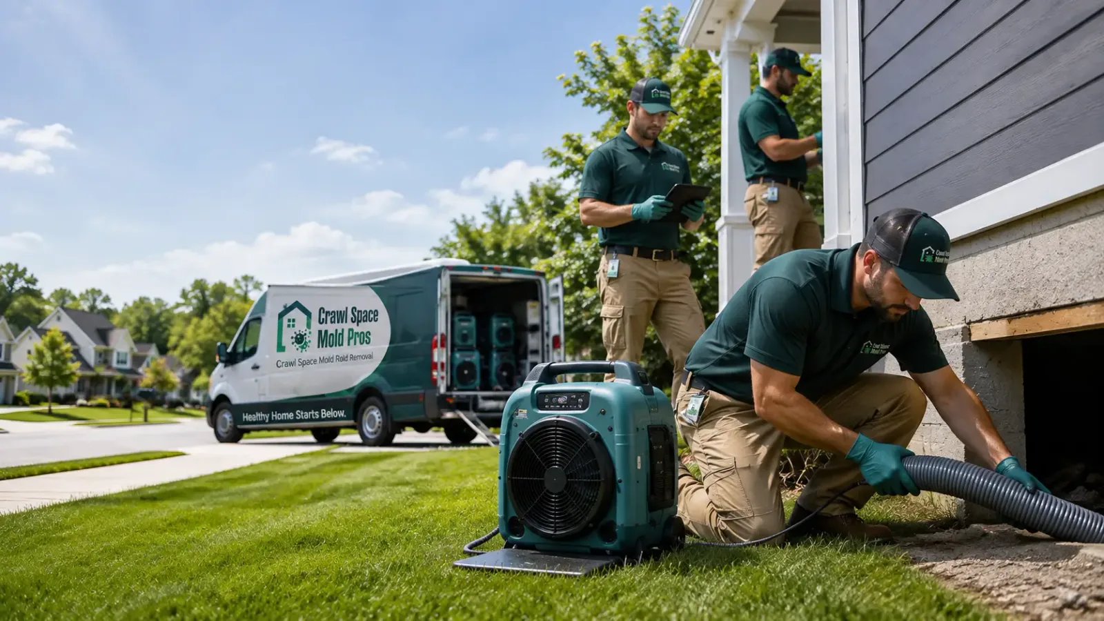 Crawl Space Mold Removal in Fairfield, WA